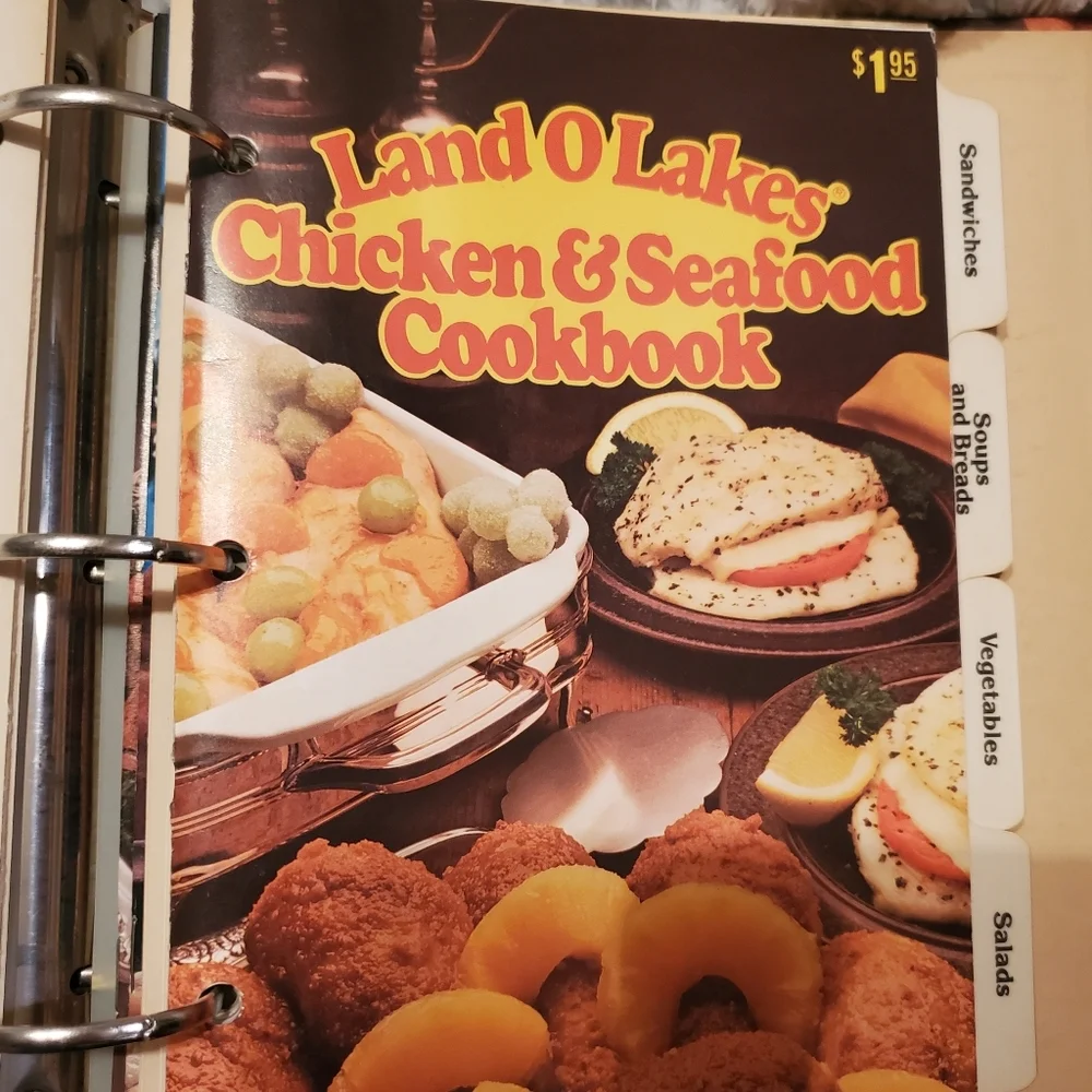 Vintage Land O Lakes Recipes Collection Spiral Cookbook 6 Paperbacks 1979-1984